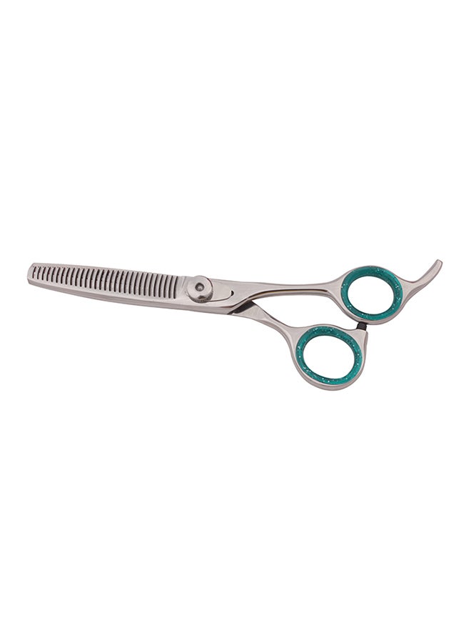 Professional Barber Thinning Shears Silver 16.5cm