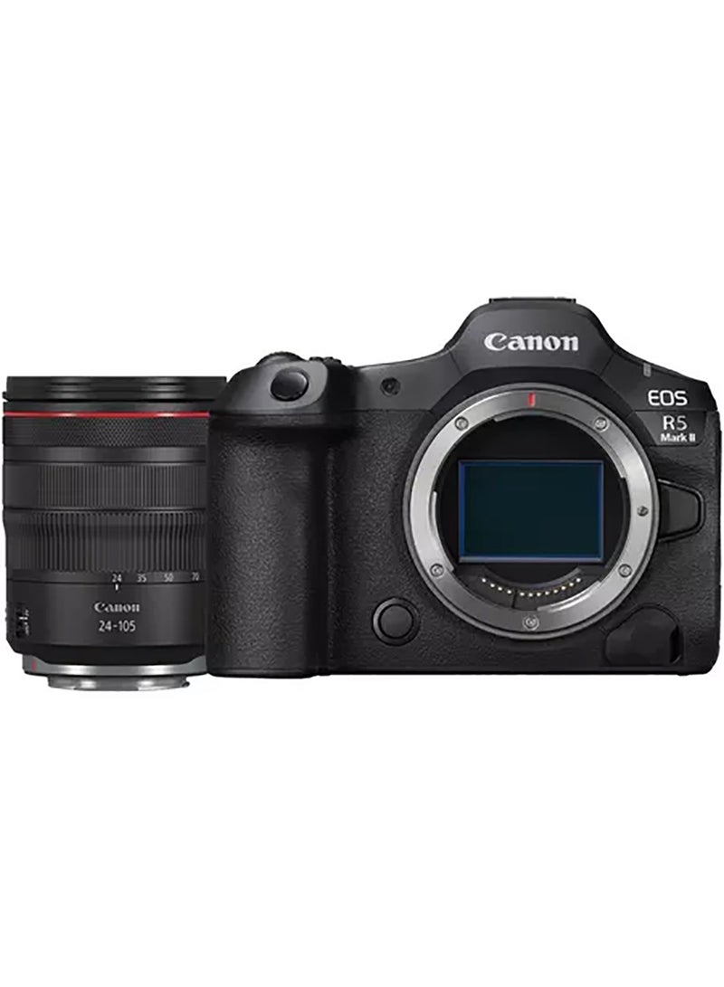 EOS R5 Mark II Mirrorless Camera + RF 24-105mm F4L IS USM Lens