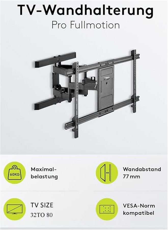 Full TV Wall Mount 32-80 Inch Suitable For LED LCD And CURVED TV