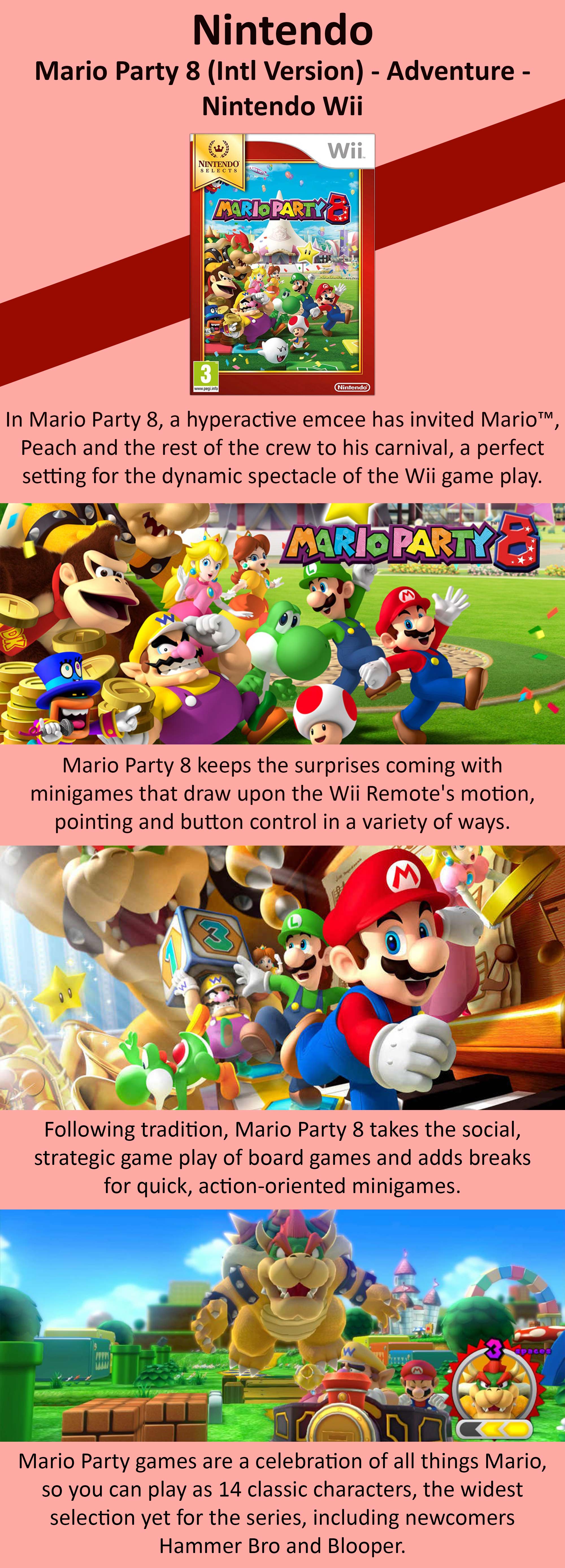 Mario Party 8 (Intl Version) - Adventure - Nintendo Wii