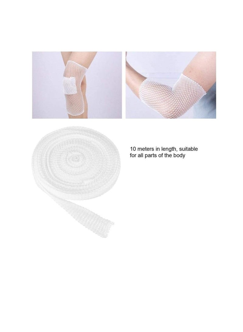 Elastic Net Wound Dressing Bandage Breathable Tubular Gauze Stretch Support Bandage Fix Band Dressing Wrap Retainer for Wound Dressing's Restraint