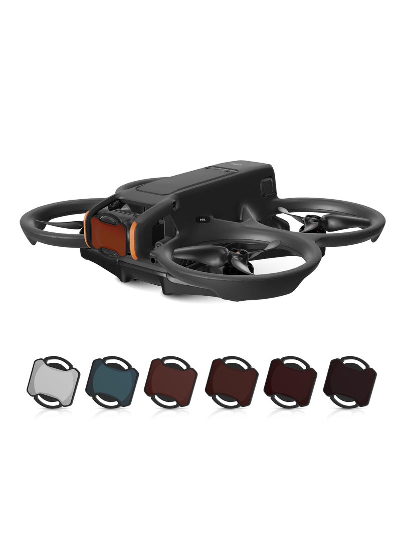 6-Pack ND Filters Set for DJI Avata 2 - Includes CPL, UV, ND8, ND16, ND32, ND64 Gimbal Camera Lens Accessories for Enhanced Photography and Videography.