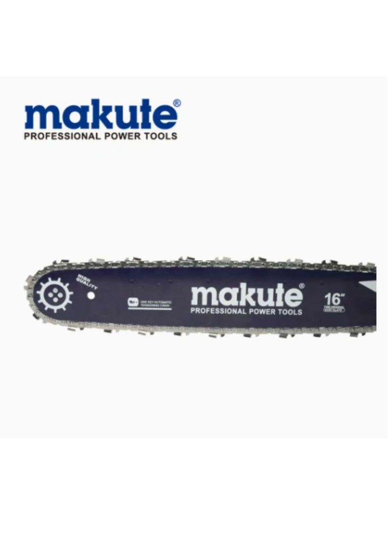 2200W Electric Chainsaw with 4150 rpm 405mm Bar Size Brake Power Electric Brake Auto for Trimming Cutting Large Branches Logs and more (EC121-16)