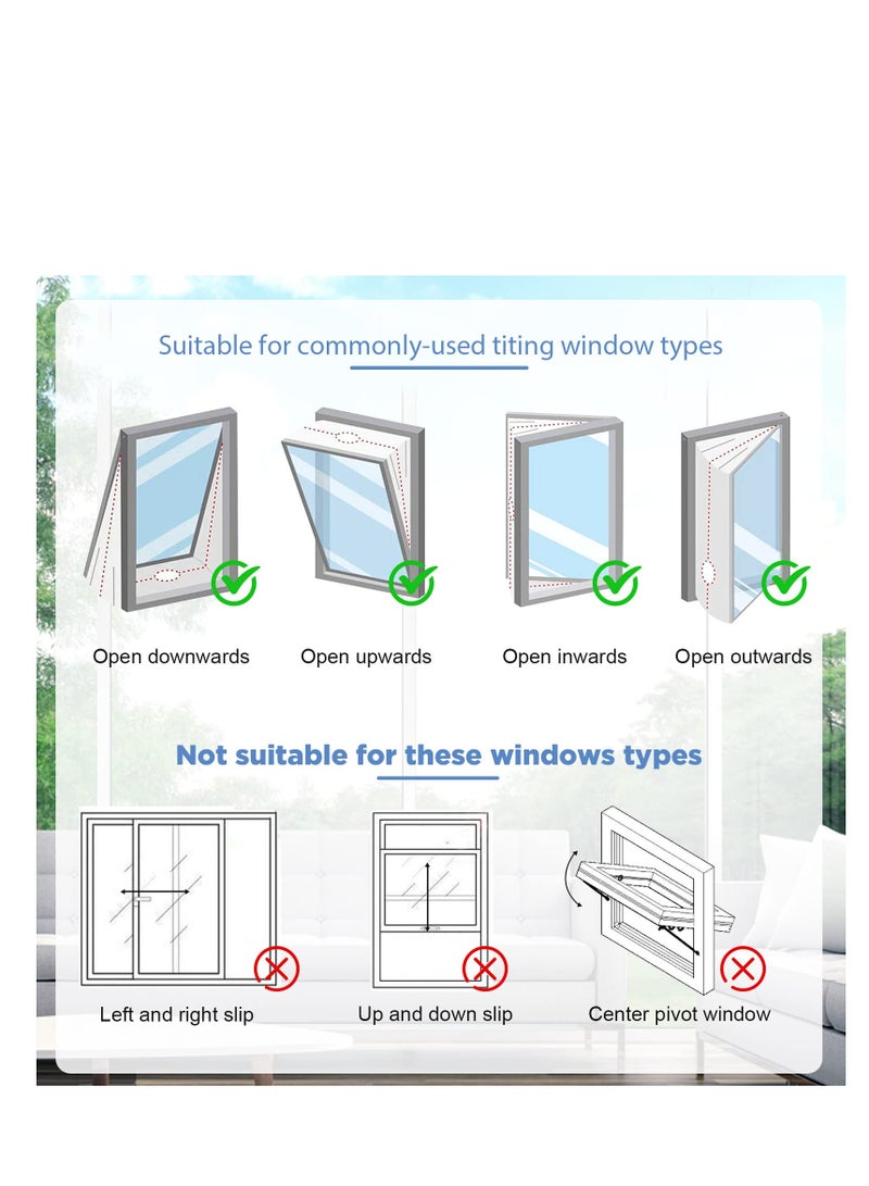 Air Conditioner Window Seal, for Portable Air Conditioner And Tumble Dryer, Hot Air Stop Air Exchange Guards, with Zip and Adhesive Fastener, 400CM (157'') AC Casement Window Seal Kit