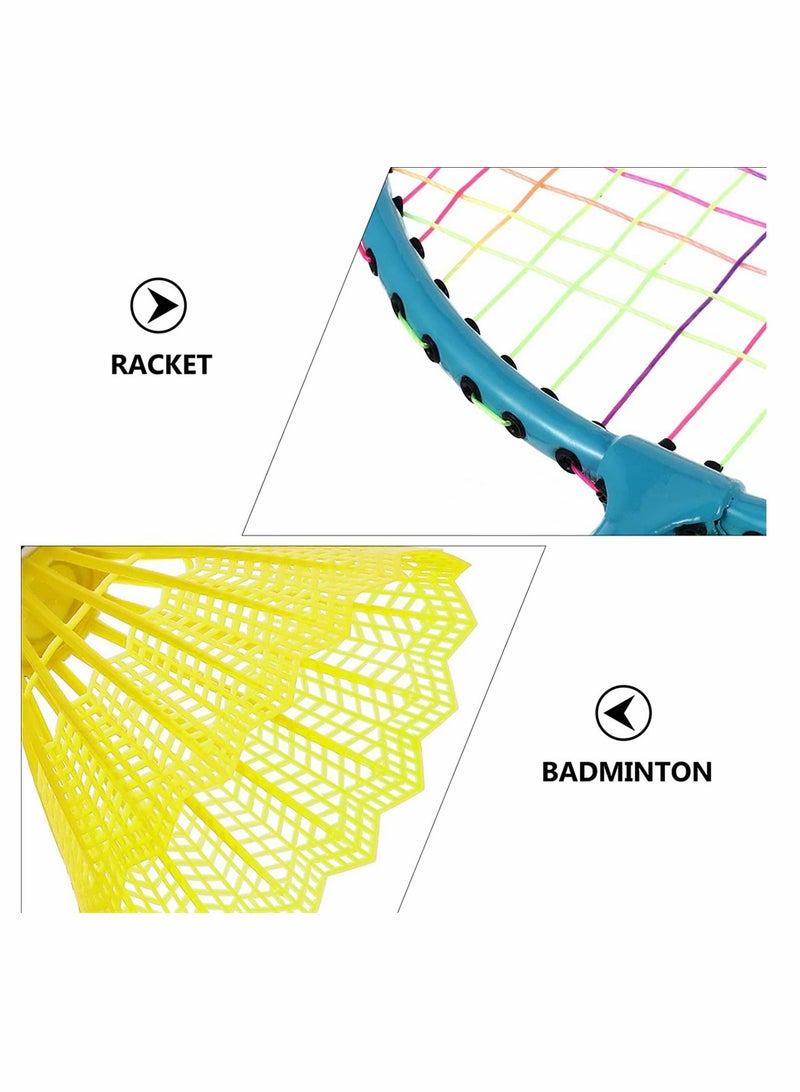 Outdoor Badminton Racket Set for Kids Beginner Includes Rackets Balls and Carry Bag Suitable for Indoor and Outdoor Fun