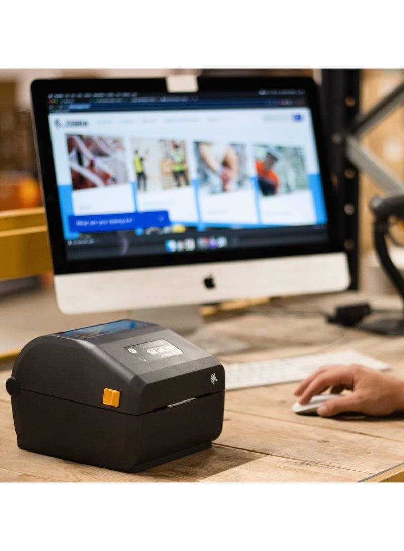 ZD421 Direct Thermal Printer,8 dots/mm (203 dpi), RTC, USB, USB Host, BT (BLE)