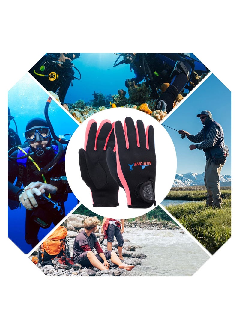 Thermal Neoprene Wetsuit Gloves Waterproof and AntiSlip Diving Gloves for Men Women Ideal for Winter Swimming Kayaking Surfing and Open Water Sports