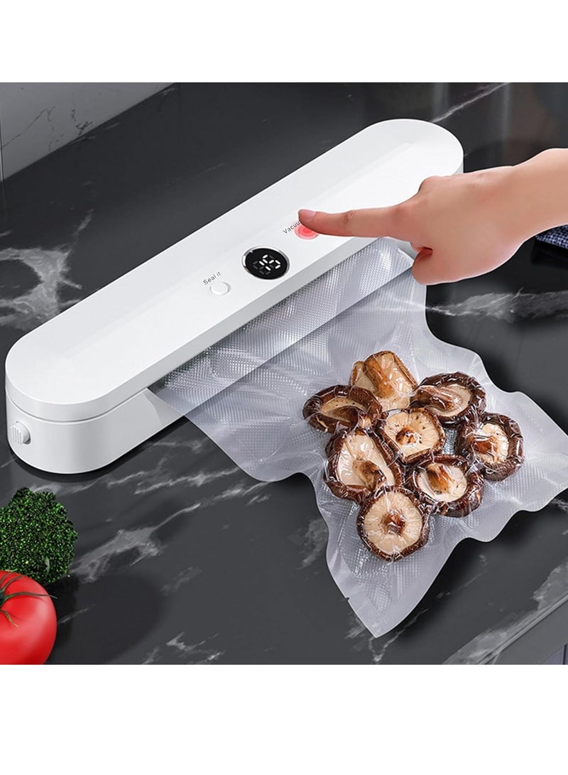 Vacuum Sealer Food Vacuum Sealer Machine Automatic Food Vacuum Sealer for Food Preservation Sealing Packing System Fresh Modes for All Saving needs Easy