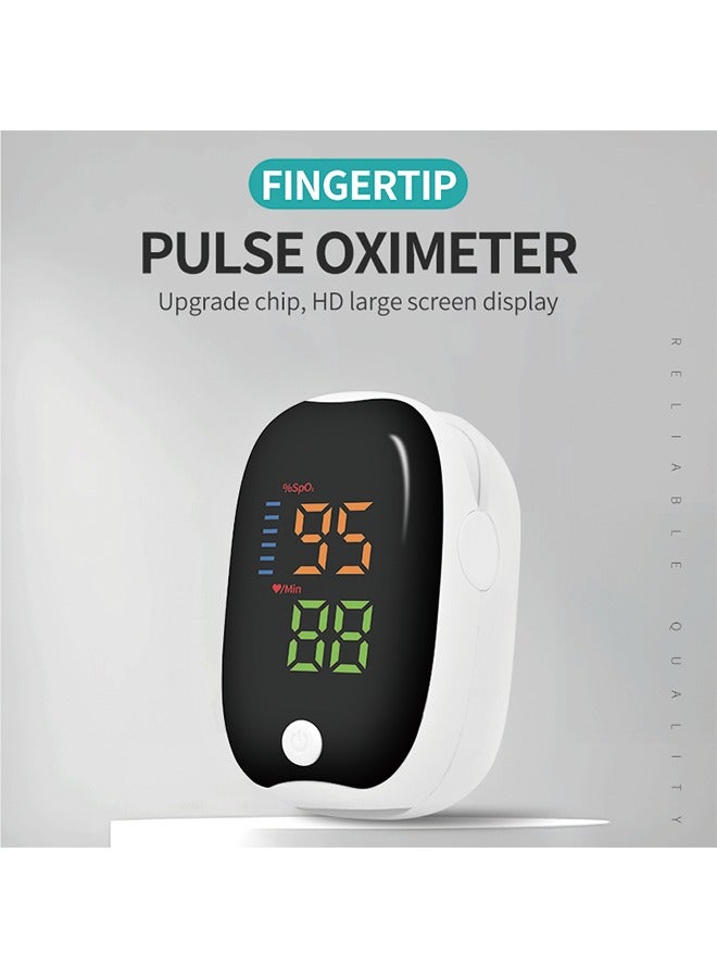 FDA Approved Pulse Oximeter for Blood Oxygen and Heart Rate Monitoring - Fingertip Pulse Oximeter, Not Including Batteries