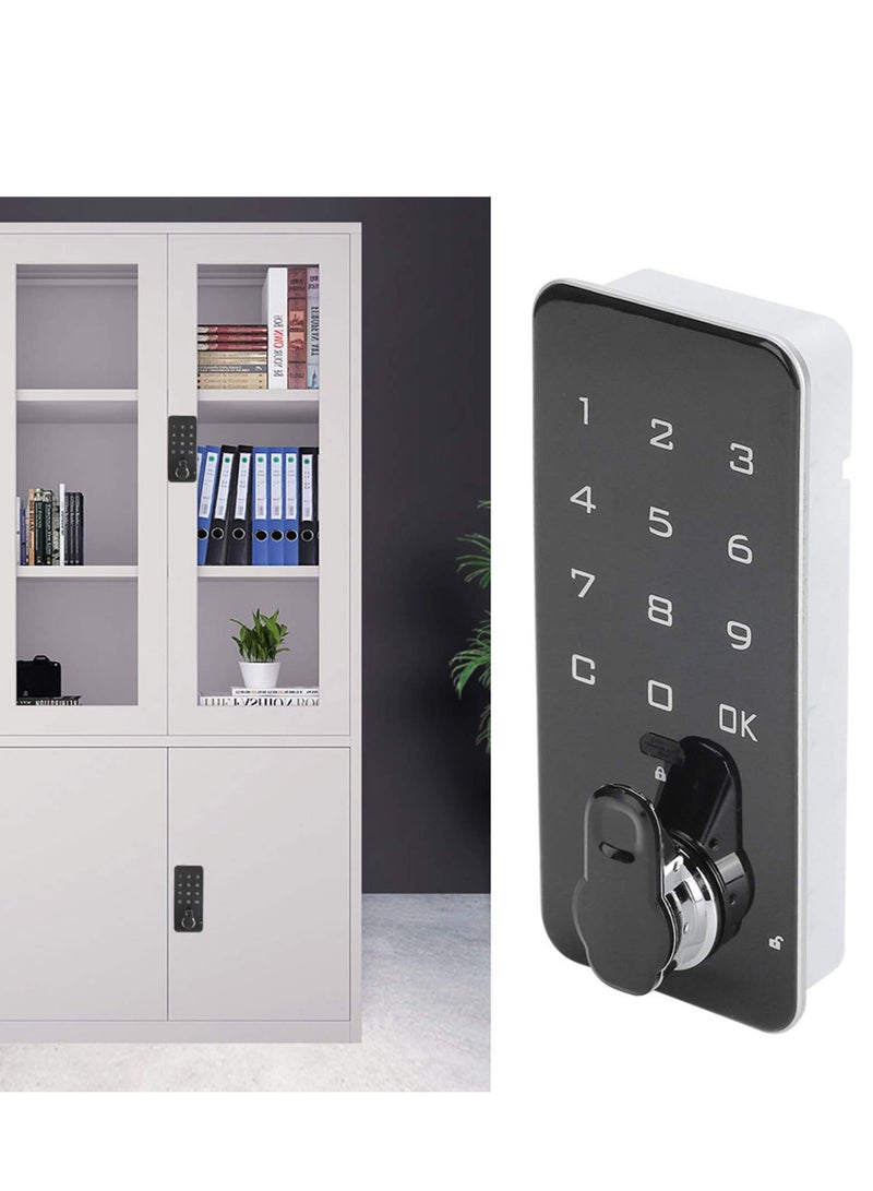 Electronic Cabinet Lock Kit Set - Keyless Touch Keypad Password Lock for Office and Home Decoration - Ideal Locking Solution for Cabinets Lockers and File Cabinets