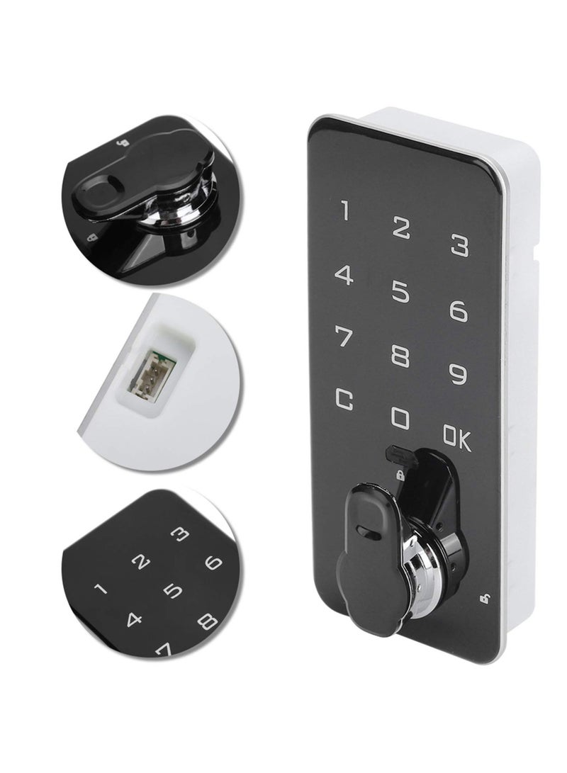 Electronic Cabinet Lock Kit Set - Keyless Touch Keypad Password Lock for Office and Home Decoration - Ideal Locking Solution for Cabinets Lockers and File Cabinets