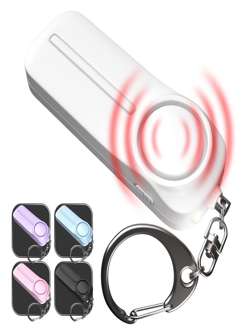 Personal Safety Alarm Keychain with 130 dB Loud Siren and LED Light  Easy to Use Emergency Protection Device for Women  Kids and Seniors