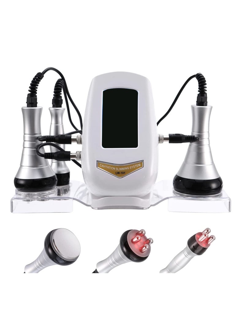 40K 3 IN1 Cavitation Ultrasonic Body Slimming Machine RF Beauty Device Facial Massager Skin Tighten Face Lifting Vacuum Suction