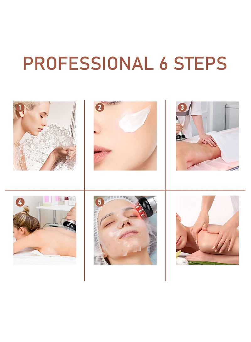 40K 3 IN1 Cavitation Ultrasonic Body Slimming Machine RF Beauty Device Facial Massager Skin Tighten Face Lifting Vacuum Suction