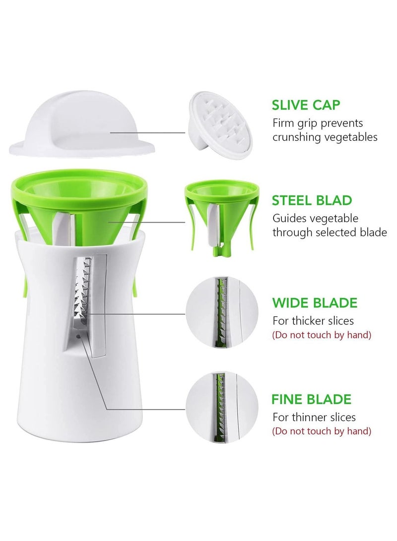 Vegetable Spiralizer, Spiralizer Hand Held, Spiral Slicer for Zucchini Noodle, Veggie Pasta, Spaghetti Maker for Low Carb, Paleo, Gluten-Free Meals