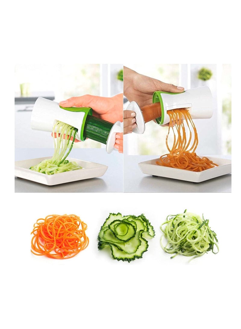 Vegetable Spiralizer, Spiralizer Hand Held, Spiral Slicer for Zucchini Noodle, Veggie Pasta, Spaghetti Maker for Low Carb, Paleo, Gluten-Free Meals