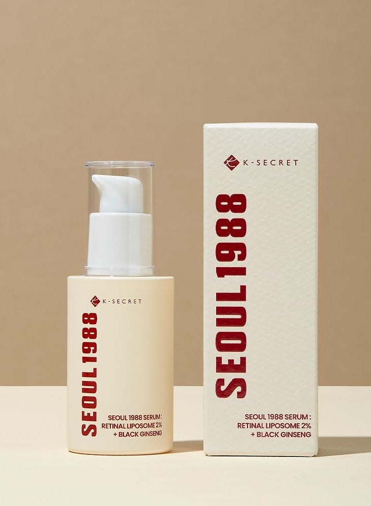 K-SECRET SEOUL 1988 Serum : Retinal Liposome 2% + Black Ginseng 30ml