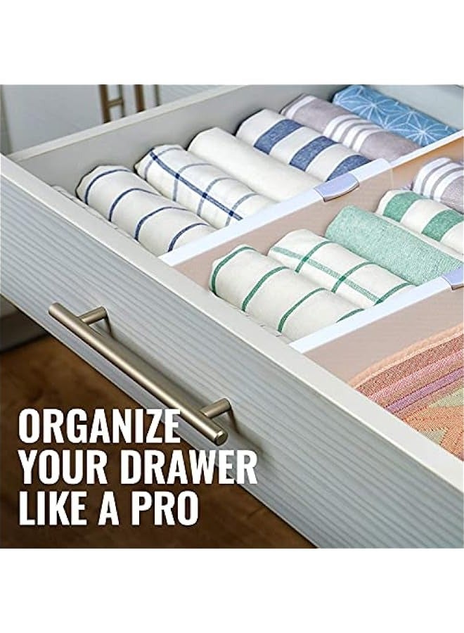 Deep Drawer Divider 5 Pack, [5 Inch Tall, 13-22