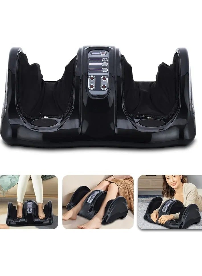 Foot Massager Machine, Deep Kneading Massager with Remote Control Heat Function, Air Compression Feet Legs Muscle Relief, Plantar Fasciitis, for Home Office Use