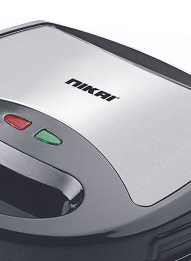 Sandwich Maker With 3 Detachable Plates 750 W NGT323D Black