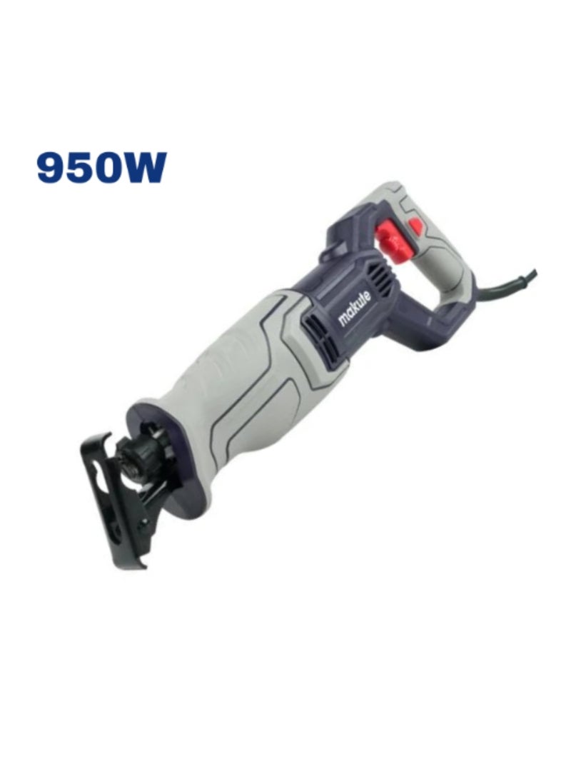 950W Electric Reciprocating Saw with 2800rpm 20mm Reciprocating Distance  Adjustable Speed for Aluminum Iron and Wood  Cutting  Task (RS121 )