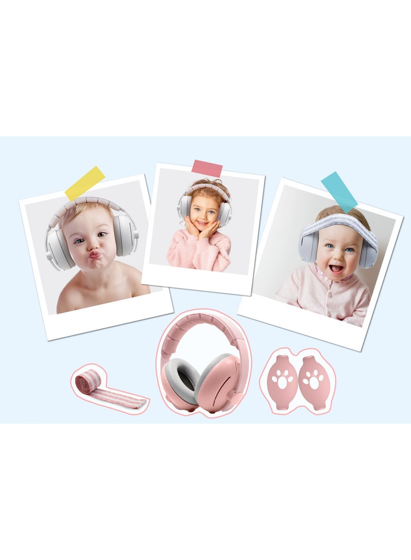 Baby Earmuffs Dual-purpose Head-mounted Noise-proof Sleeping Children's Outdoor Noise Reduction Earmuffs