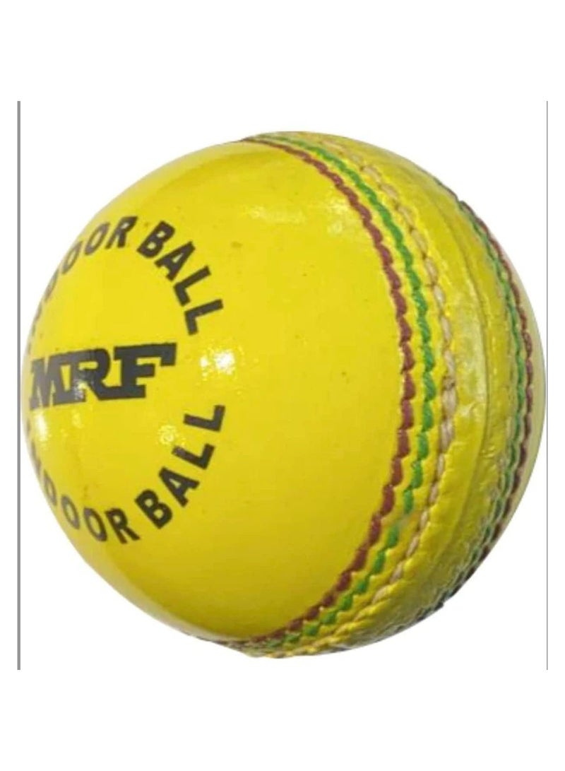 MRF Indoor Cricket Ball - Yellow