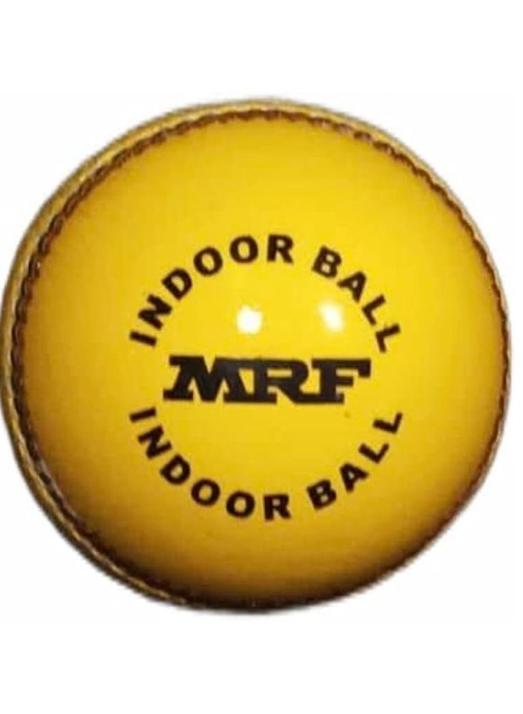 MRF Indoor Cricket Ball - Yellow