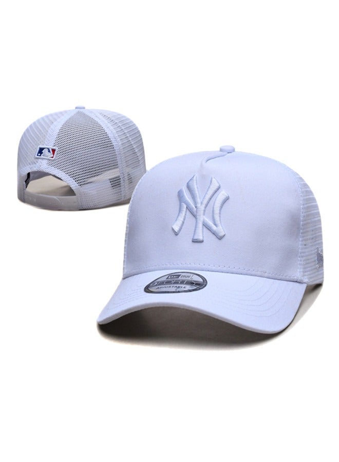 NEW ERA 9 New York Yankees baseball cap duckbill cap sun cap pure cotton mesh cap unisex