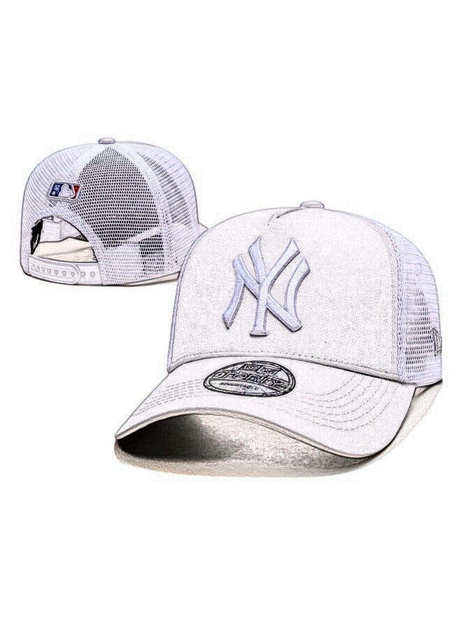 NEW ERA 9 New York Yankees baseball cap duckbill cap sun cap pure cotton mesh cap unisex