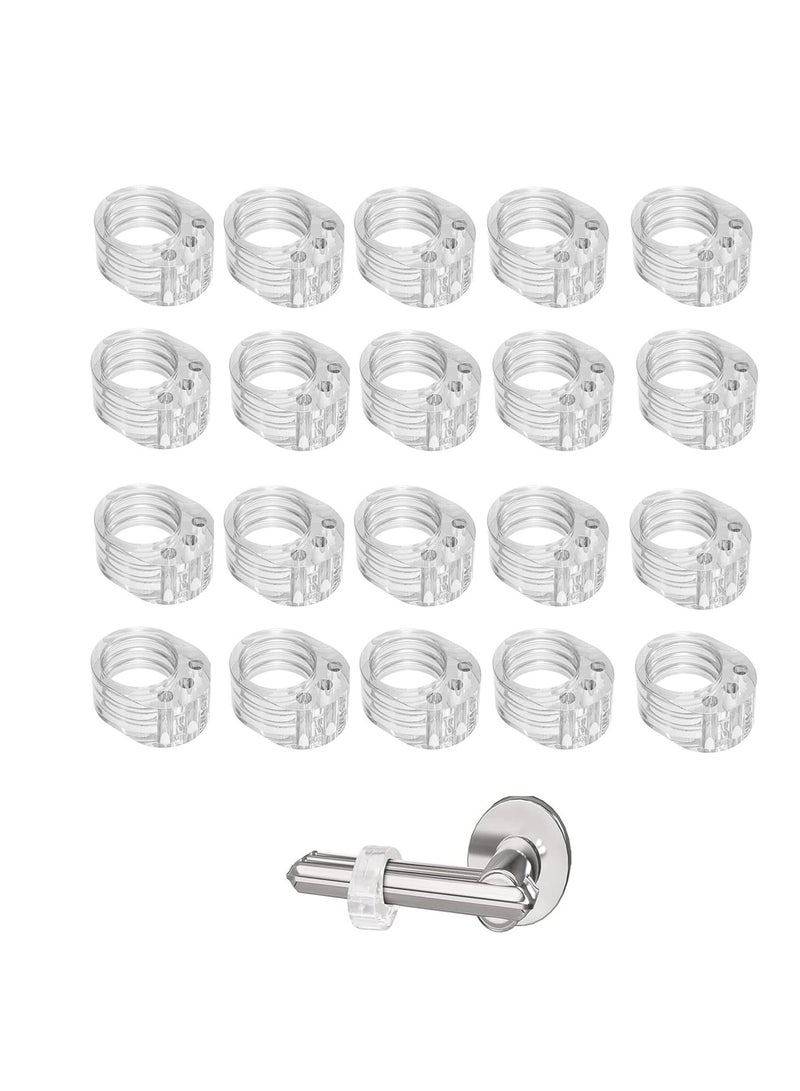 Door Handle Protectors 20Pcs Door Handle Bumpers Door Stopper Wall Protector Wall Protector for Door Handle Door Handle Bumpers Guard Buffer Wall Protect Door and Reduce Noise