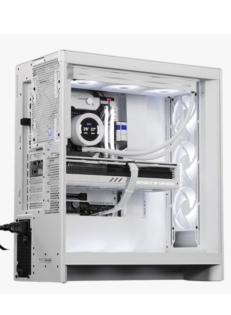 Arctic Blizzard Gaming PC, AMD Ryzen 7 7800X3D AM5 Desktop Processor, DDR5 32GB (2*16) 6000MHz Ram, Nvidia GeForce RTX 4060Ti White OC Edition 8GB GDDR6 GPU, 2TB NVMe M.2 SSD, 2 Fan AIO Liquid Cooler, 850W 80 Plus Gold Power Supply,, Windows 11 Pro | Wi-Fi