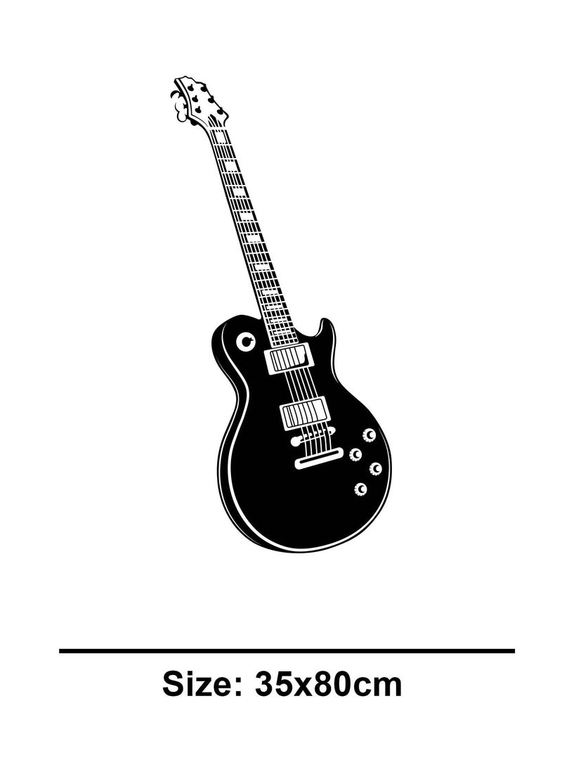 Guitar  Wall Decal - Wall Arts Home Decor - Wall Sticker, 40x80 cm by Spoil Your Wall