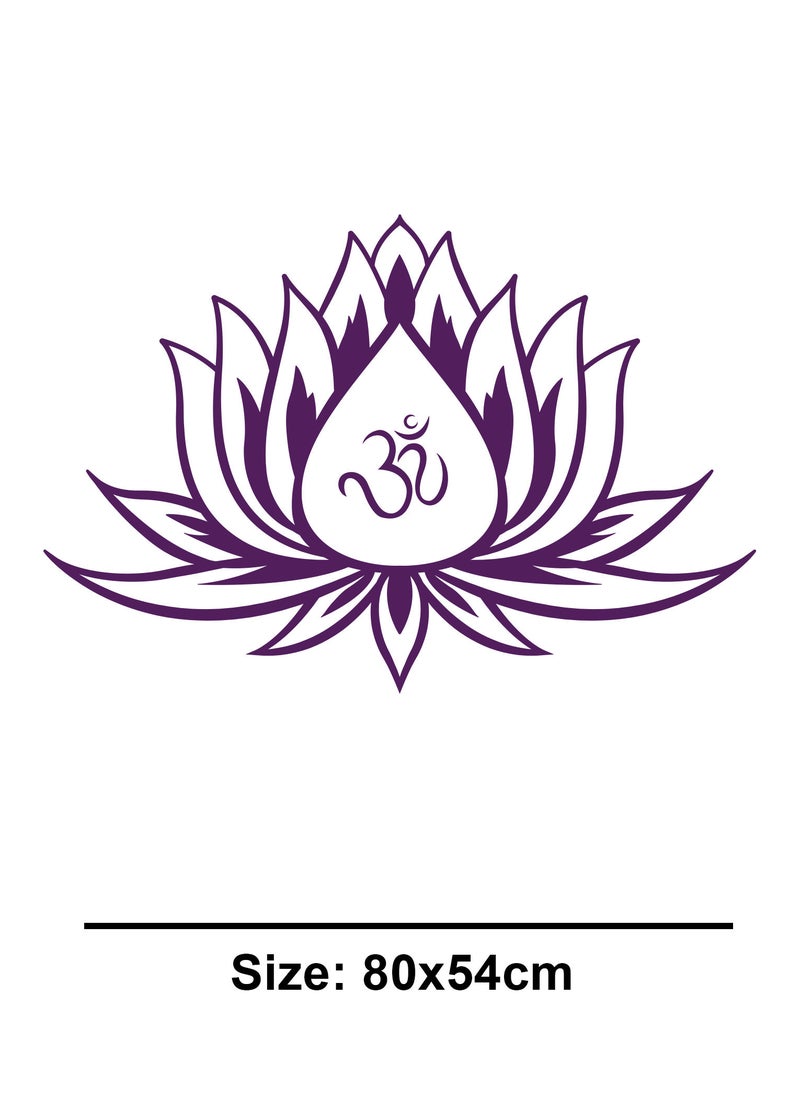 Lotus Yoga  Wall Decal - Wall Arts Home Décor - Wall Sticker, 80x54 cm by Spoil Your Wall