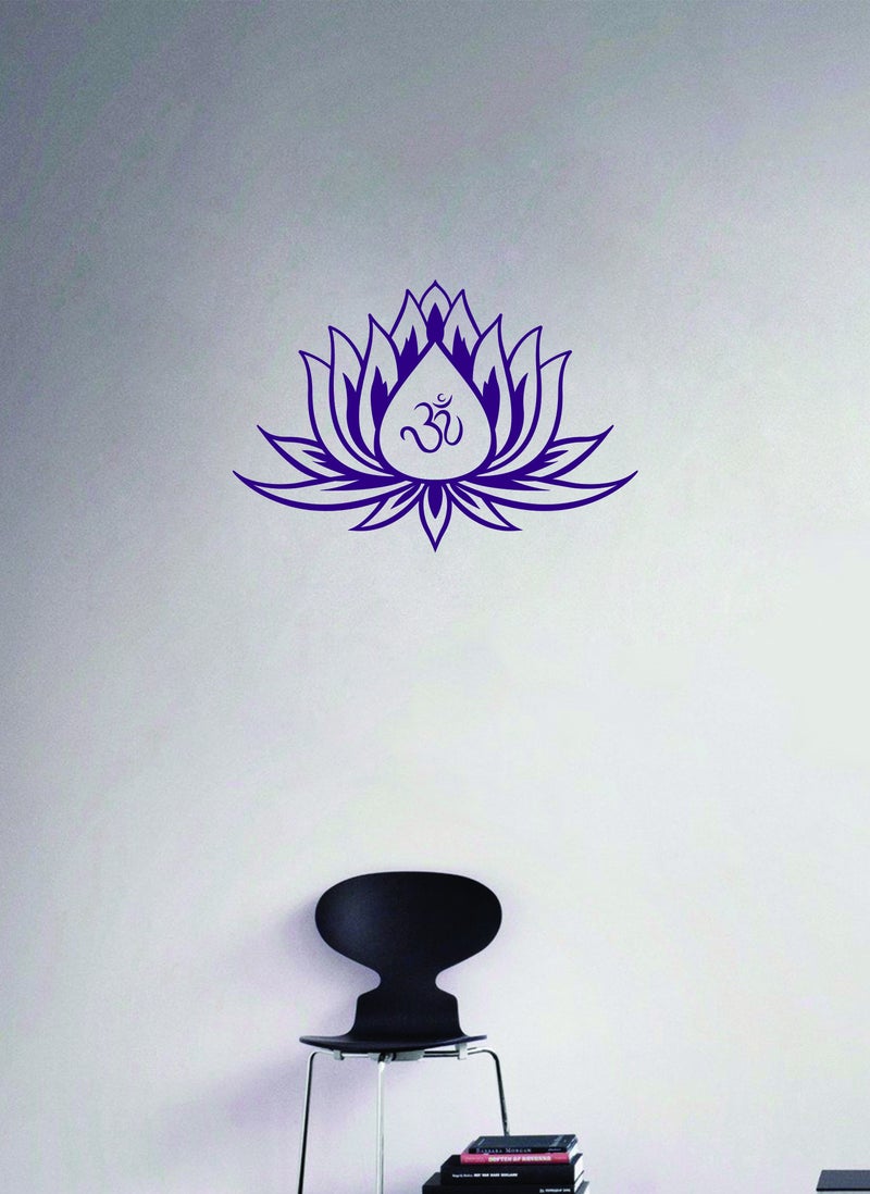 Lotus Yoga  Wall Decal - Wall Arts Home Décor - Wall Sticker, 80x54 cm by Spoil Your Wall