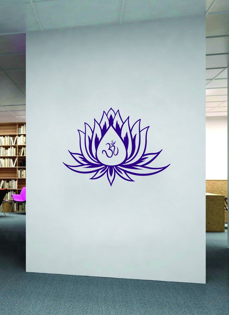 Lotus Yoga  Wall Decal - Wall Arts Home Décor - Wall Sticker, 80x54 cm by Spoil Your Wall