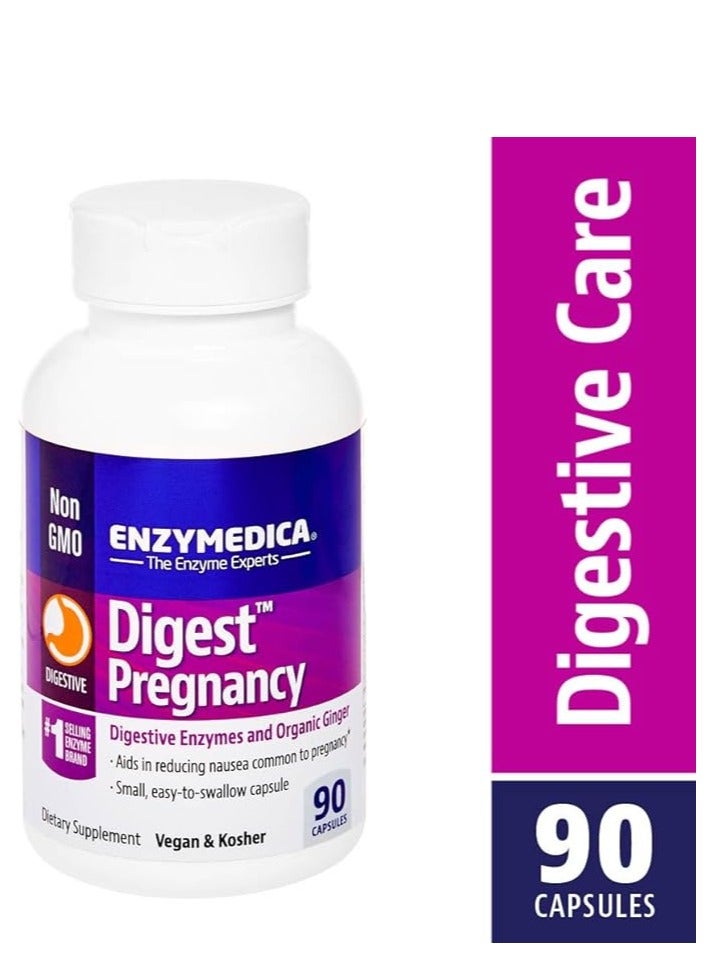 Digest Pregnancy Digestive Enzymes and Organic Ginger 90 Capsule