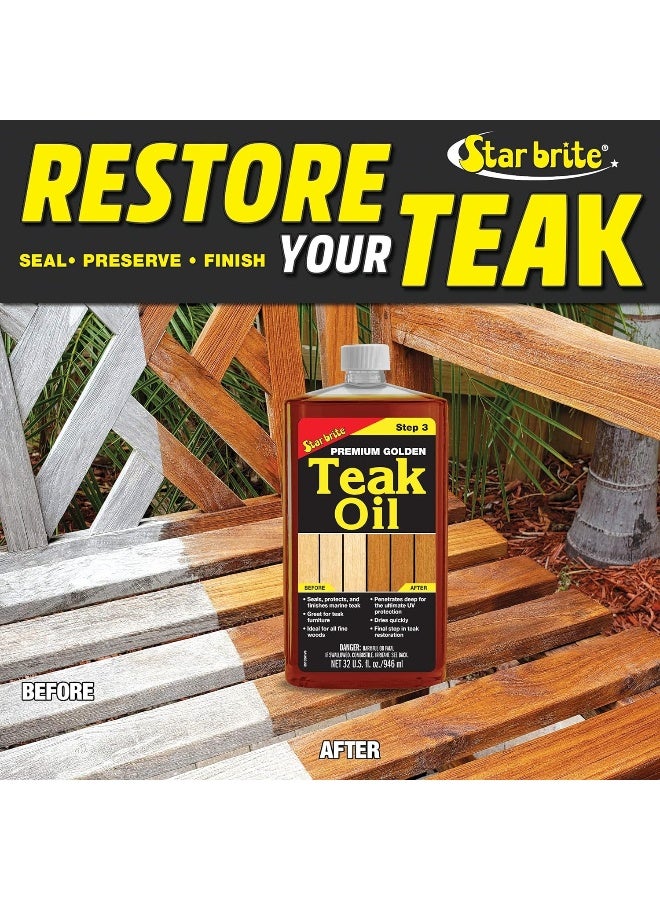 Premium Golden Teak Oil