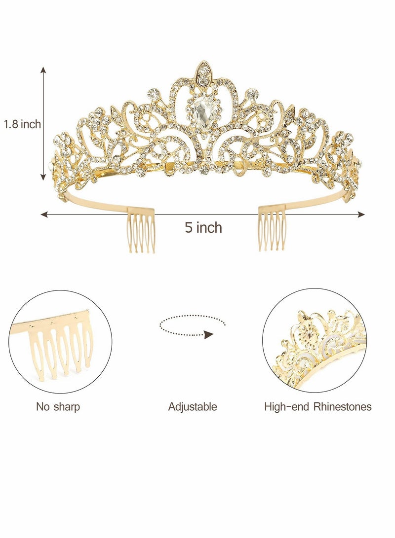 Elegant Birthday Queen Tiara and Sash Set with Sparkling Rhinestones for Women and Girls Ideal for Birthday Parties and Princess Celebrations