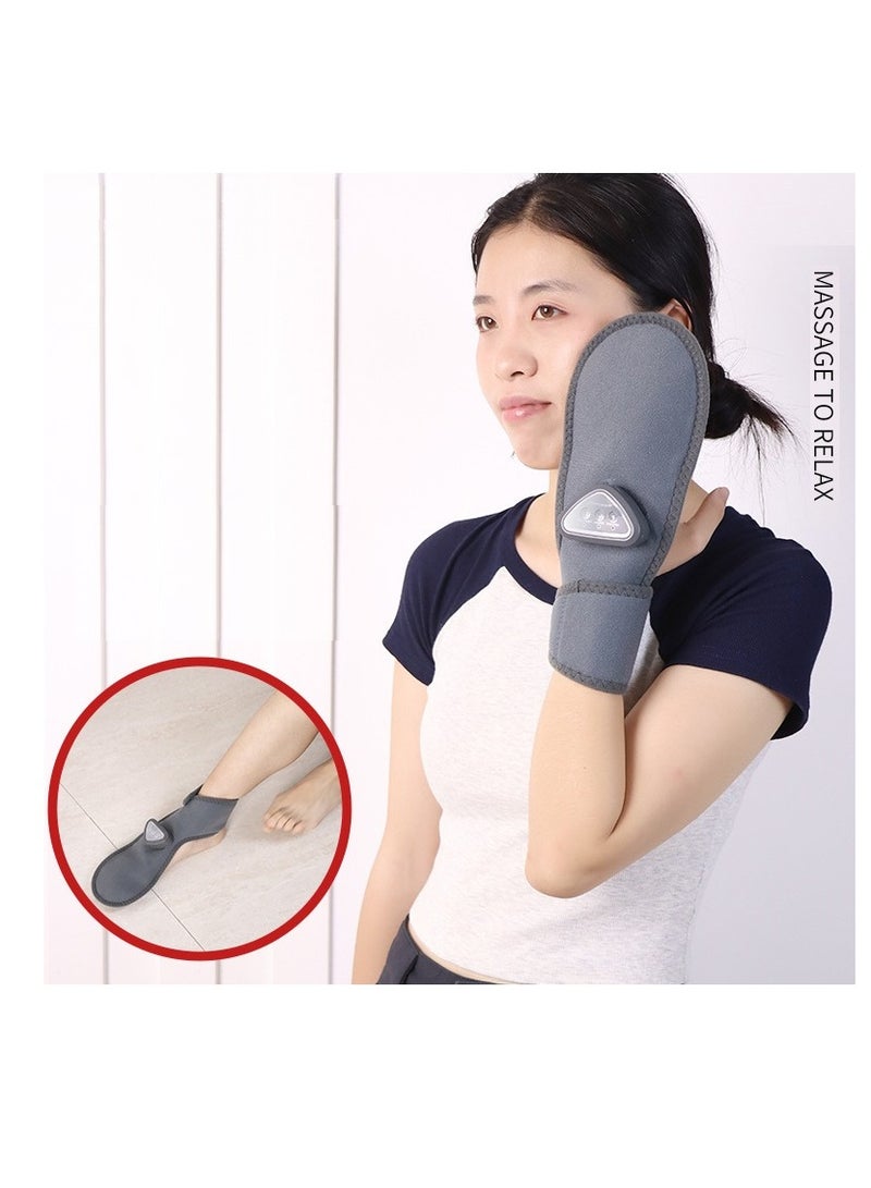 Joint Heating Massage Instrument for Hand and Foot, Vibration Therapy, Hot Compress & Magnetic Therapy, Relieves Joint Pain, Wrist Sprain, Carpal Tunnel, Sport Injuries, 3 Heat Settings, Rechargeable