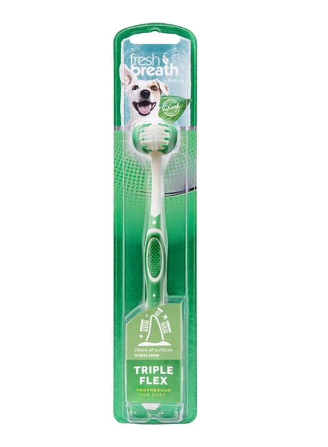 Triple Flex Toothbrush Green/White