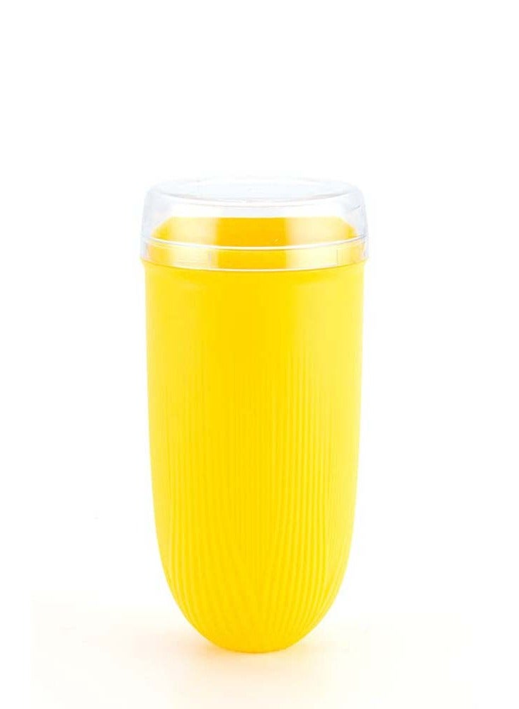 Set of 5 Reusable Plastic Fresh Fruit and Vegetable Storage Containers for Lemon Tomato Grape Corn and Orange