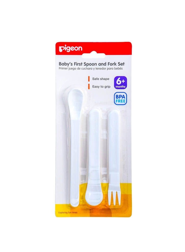 Pigeon Baby's First Spoon & Fork Set