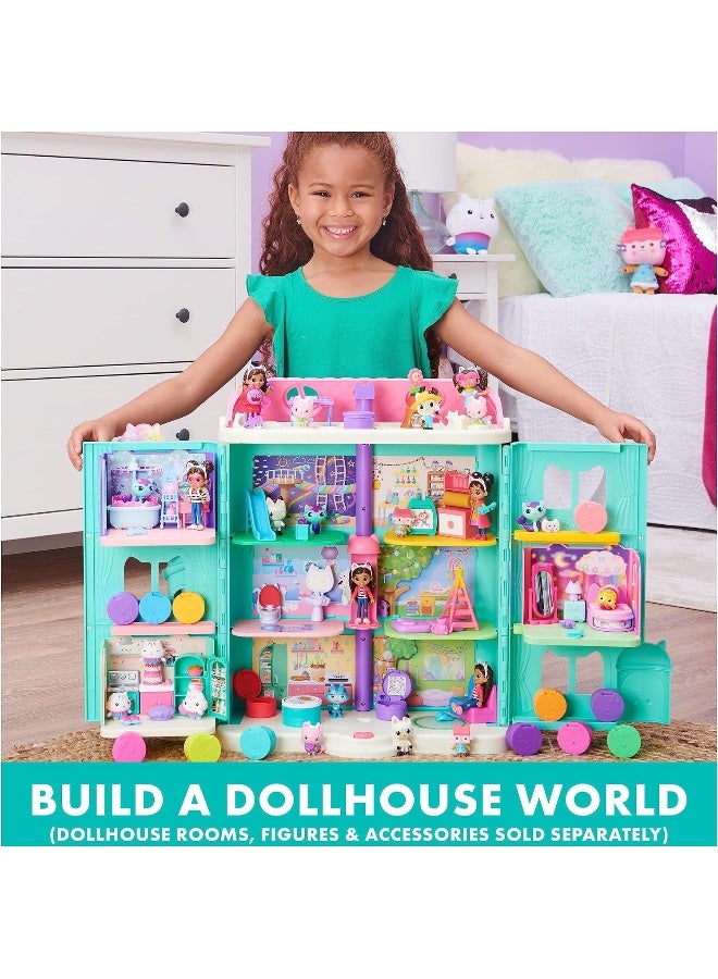 Gabby's Dollhouse, Dance Party Theme Figure Set with a Gabby Doll, 6 Cat Toy Figures and Accessory Kids Toys for Ages 3 and up!