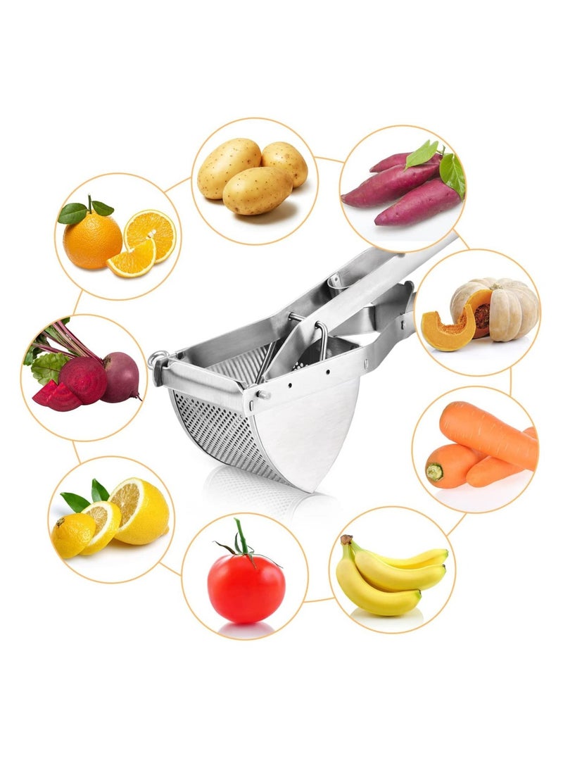 Potato Ricer Stainless Steel Potato Masher for Commercial and Home Use