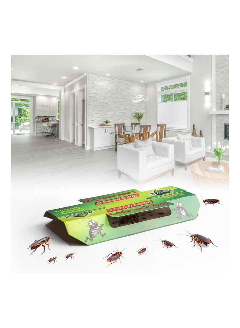 SYOSI 20Pcs Roach Trap Cockroach Killer Indoor Home  Roach Motel Friendly Indoor Pet Roach Killer for Roach Ants Spiders Bugs Beetles