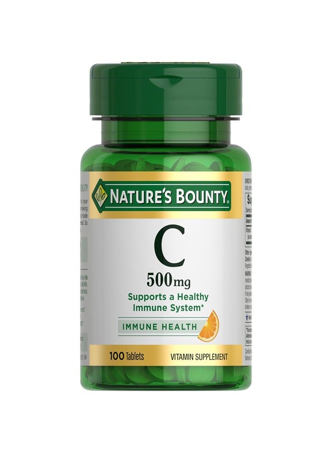 Vitamin C 500mg - Supports Immune Health - 100 Tablets