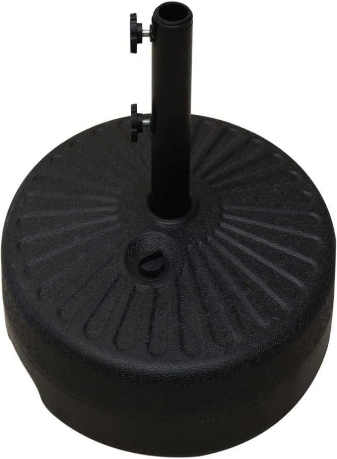 Yatai Heavy Duty Round Parasol Plastic Base For Umbrella Patio Sunshade Umbrella Stand - Garden Umbrella Base Water Or Sand Filled - Outdoor Umbrella Holder Stand 22L