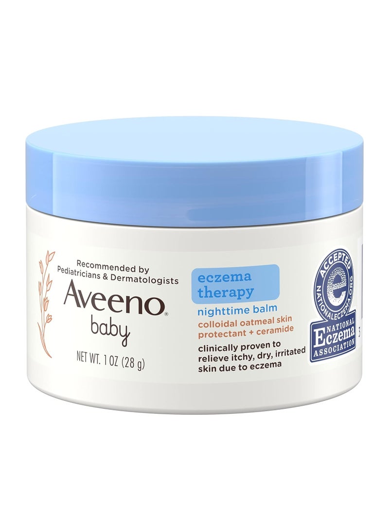 Aveeno Baby Eczema Therapy Nighttime Balm With Tural Colloidal Oatmeal 28g