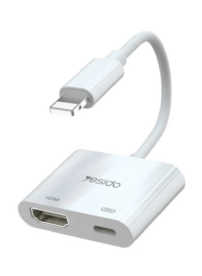 Yesido HM06 8 Pin to HDMI Audio Video Adapter